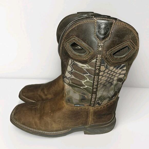 Double H Zenon Brown & Black Cowboy Boots Size 11.5D DH5365  display picture 2
